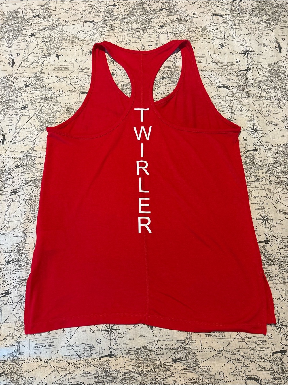 Nike Red Razorback Graphic Racerback Tank - Picture 3 of 3